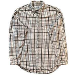 Ralph Lauren Jeans Company Plaid Button Down Shirt, Tan/Blue Check